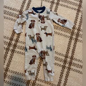 12 months Carters romper with dogs